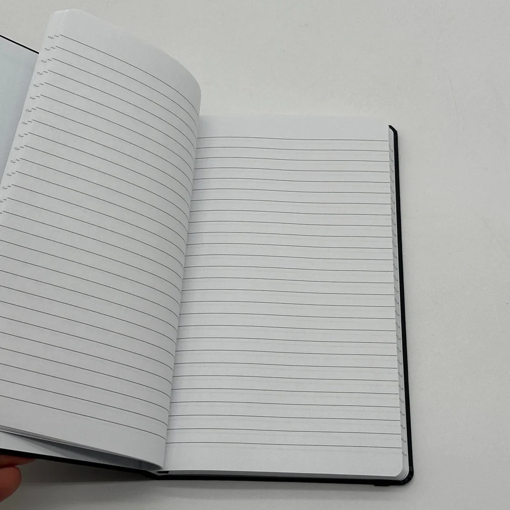 Google‎ Black Hardcover Lined Notebook Journal Elastic Closure Tech Swag